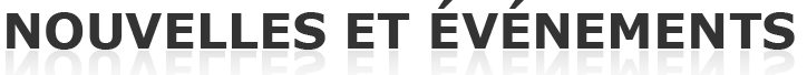 Nouvelles et événements